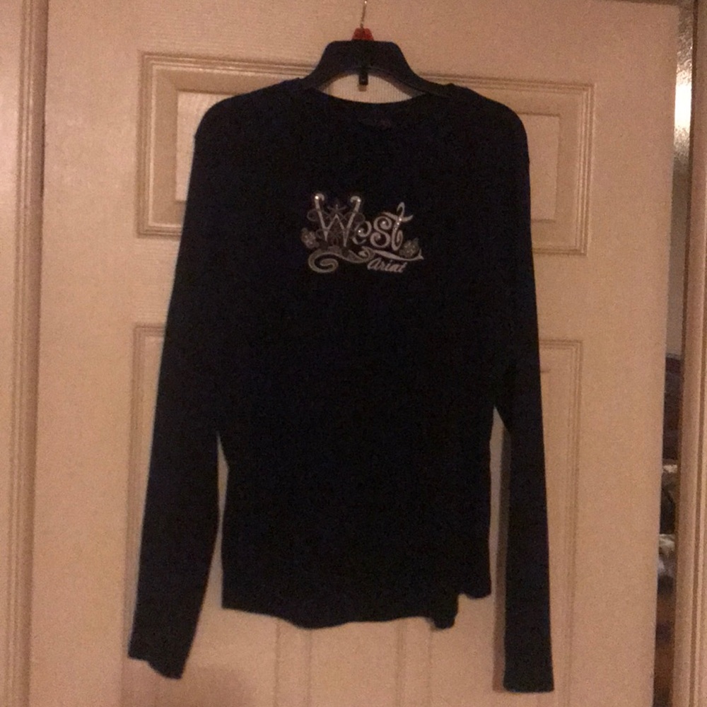 Black long sleeve Ariat shirt